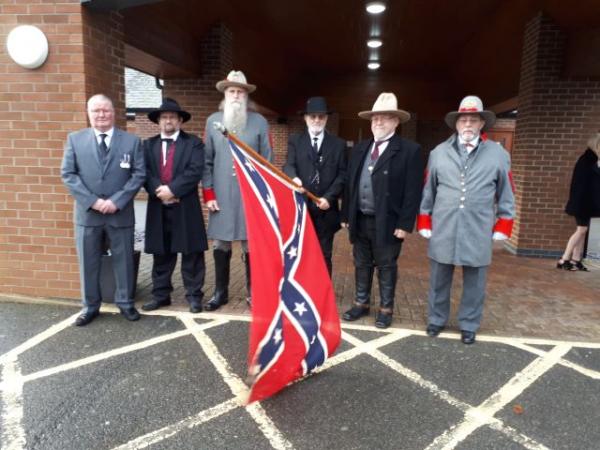 honour guard at Keno's funeral